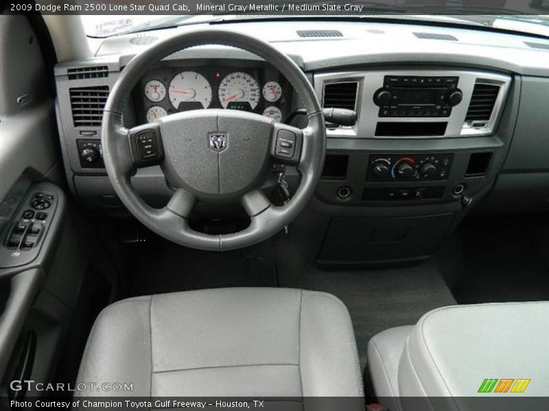 Mineral Gray Metallic / Medium Slate Gray 2009 Dodge Ram 2500 Lone Star Quad Cab