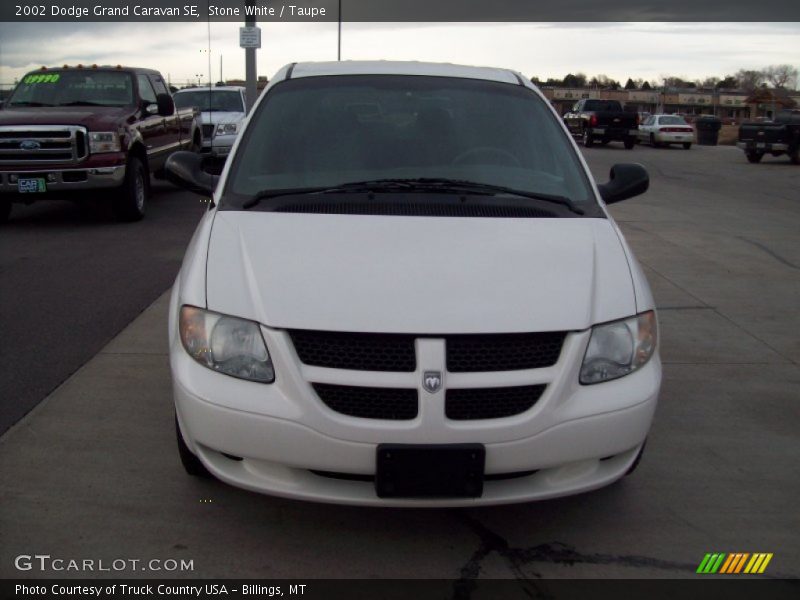 Stone White / Taupe 2002 Dodge Grand Caravan SE