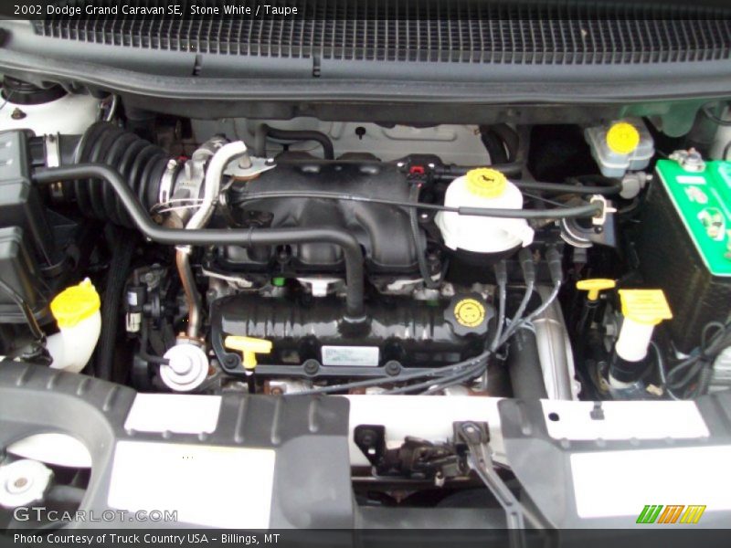 Stone White / Taupe 2002 Dodge Grand Caravan SE