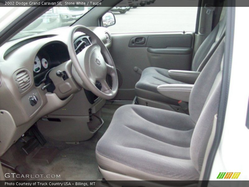  2002 Grand Caravan SE Taupe Interior