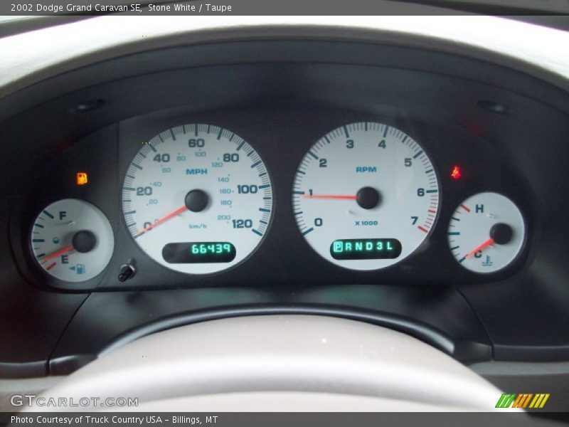 Stone White / Taupe 2002 Dodge Grand Caravan SE