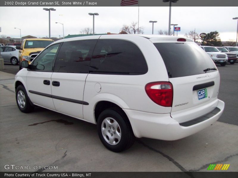 Stone White / Taupe 2002 Dodge Grand Caravan SE