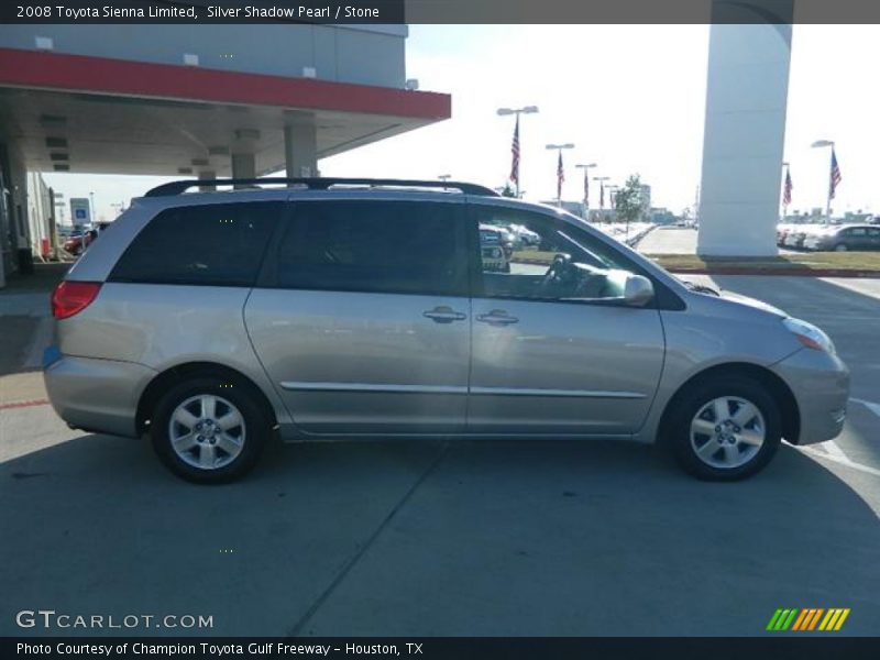 Silver Shadow Pearl / Stone 2008 Toyota Sienna Limited