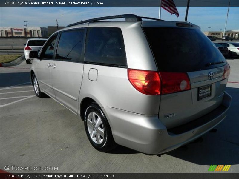 Silver Shadow Pearl / Stone 2008 Toyota Sienna Limited