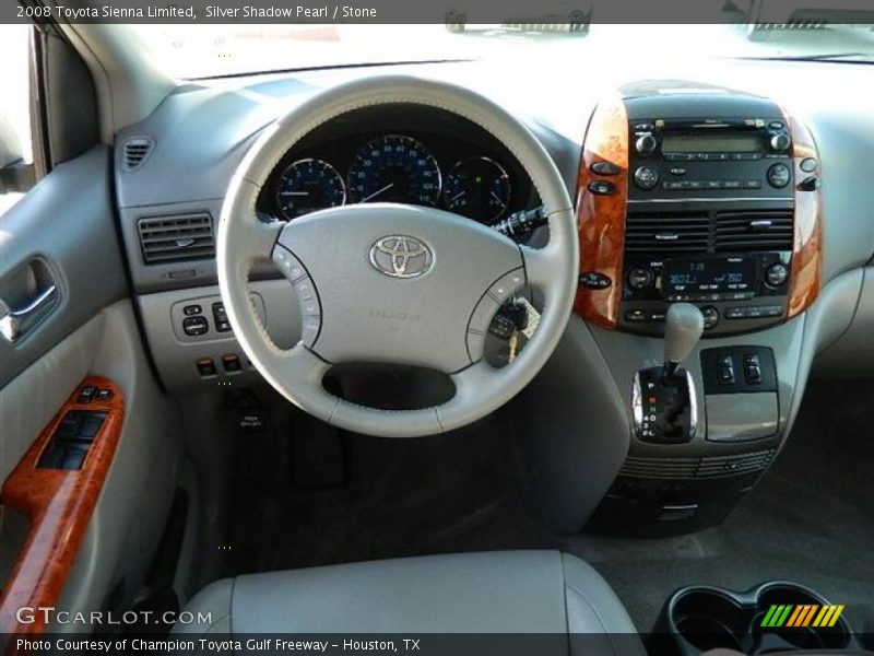 Silver Shadow Pearl / Stone 2008 Toyota Sienna Limited
