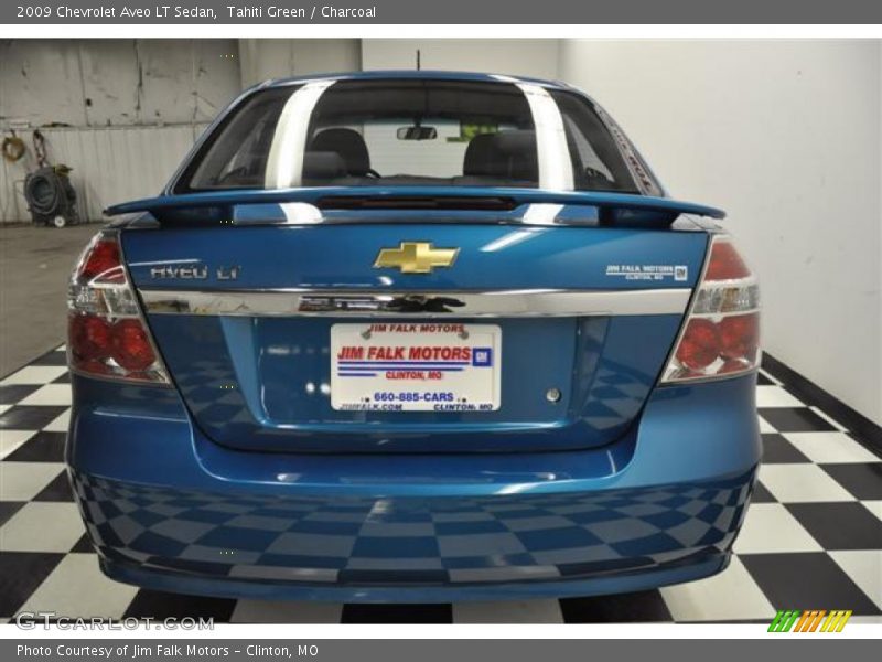 Tahiti Green / Charcoal 2009 Chevrolet Aveo LT Sedan