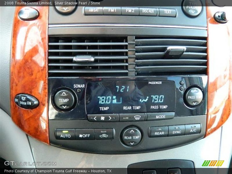 Silver Shadow Pearl / Stone 2008 Toyota Sienna Limited