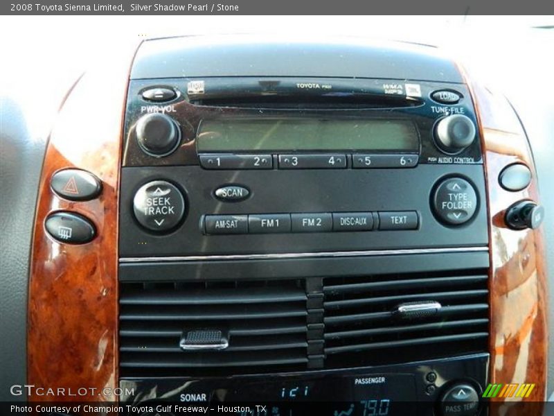 Silver Shadow Pearl / Stone 2008 Toyota Sienna Limited