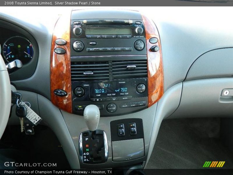 Silver Shadow Pearl / Stone 2008 Toyota Sienna Limited