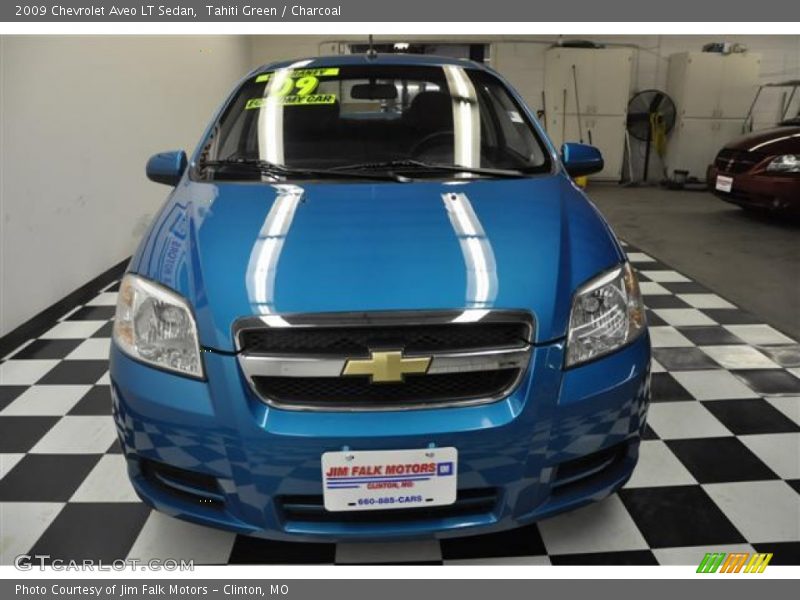 Tahiti Green / Charcoal 2009 Chevrolet Aveo LT Sedan