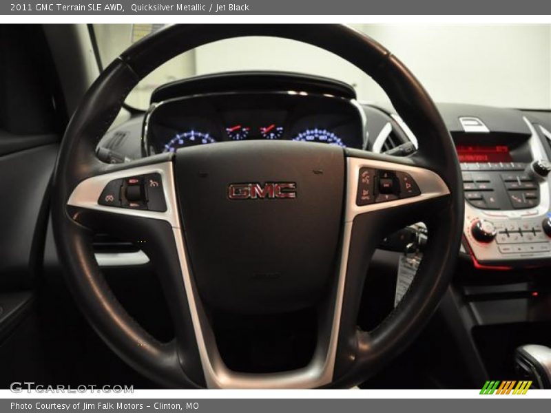Quicksilver Metallic / Jet Black 2011 GMC Terrain SLE AWD