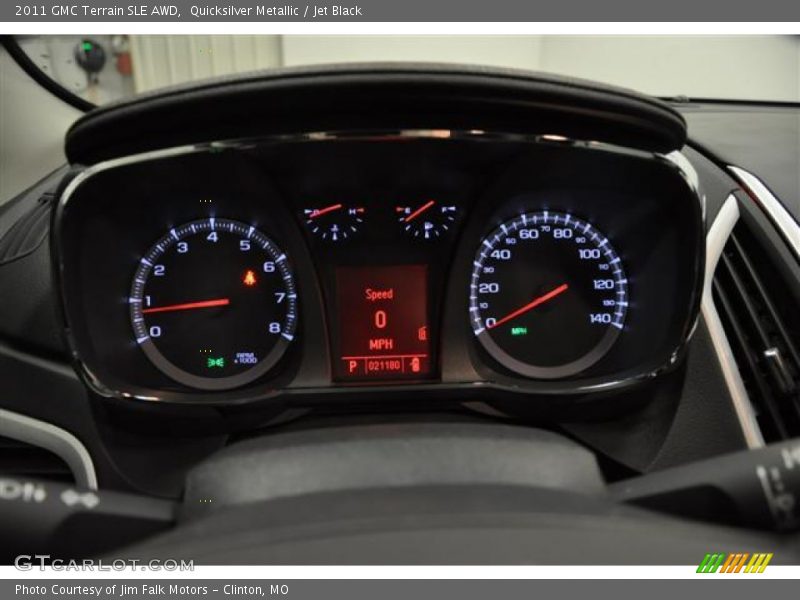Quicksilver Metallic / Jet Black 2011 GMC Terrain SLE AWD