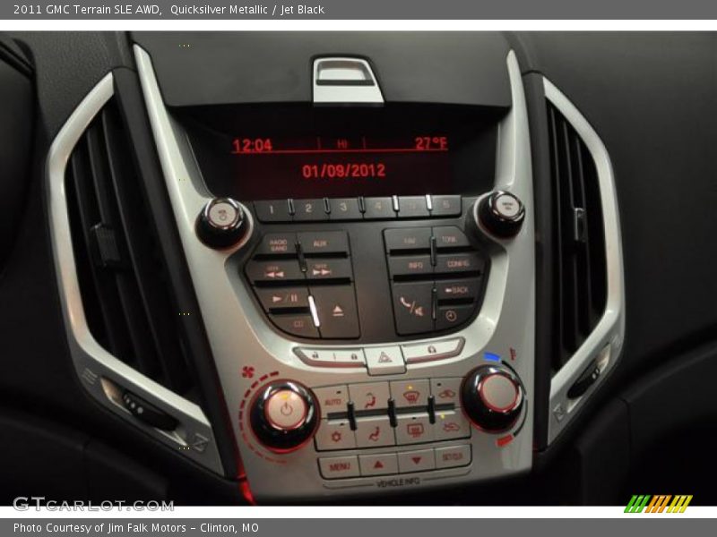 Quicksilver Metallic / Jet Black 2011 GMC Terrain SLE AWD