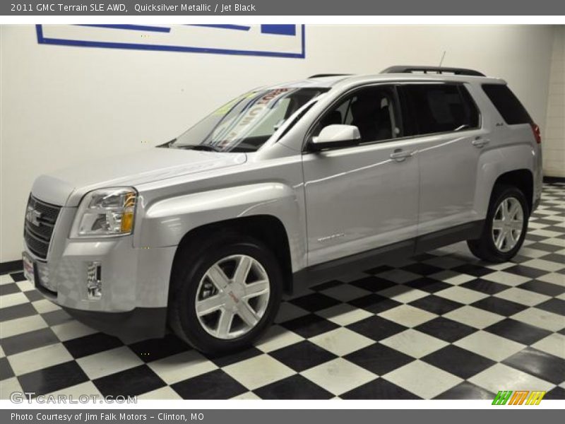 Quicksilver Metallic / Jet Black 2011 GMC Terrain SLE AWD