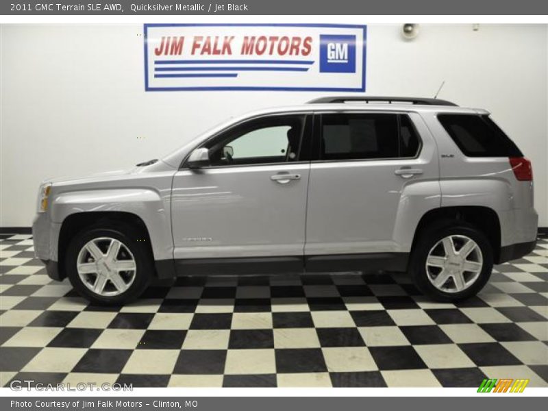 Quicksilver Metallic / Jet Black 2011 GMC Terrain SLE AWD
