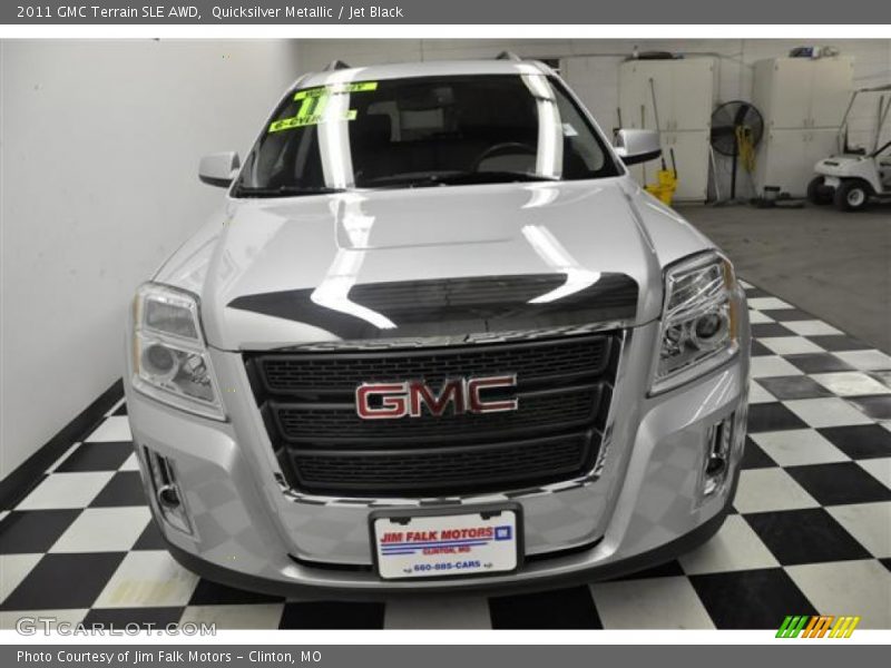 Quicksilver Metallic / Jet Black 2011 GMC Terrain SLE AWD