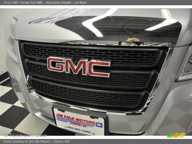 Quicksilver Metallic / Jet Black 2011 GMC Terrain SLE AWD