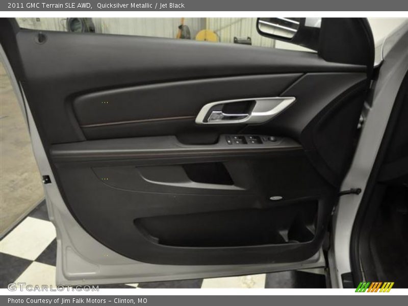 Quicksilver Metallic / Jet Black 2011 GMC Terrain SLE AWD