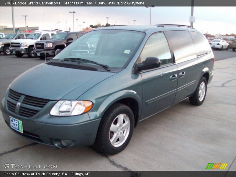 Magnesium Pearl / Dark Khaki/Light Graystone 2006 Dodge Grand Caravan SXT