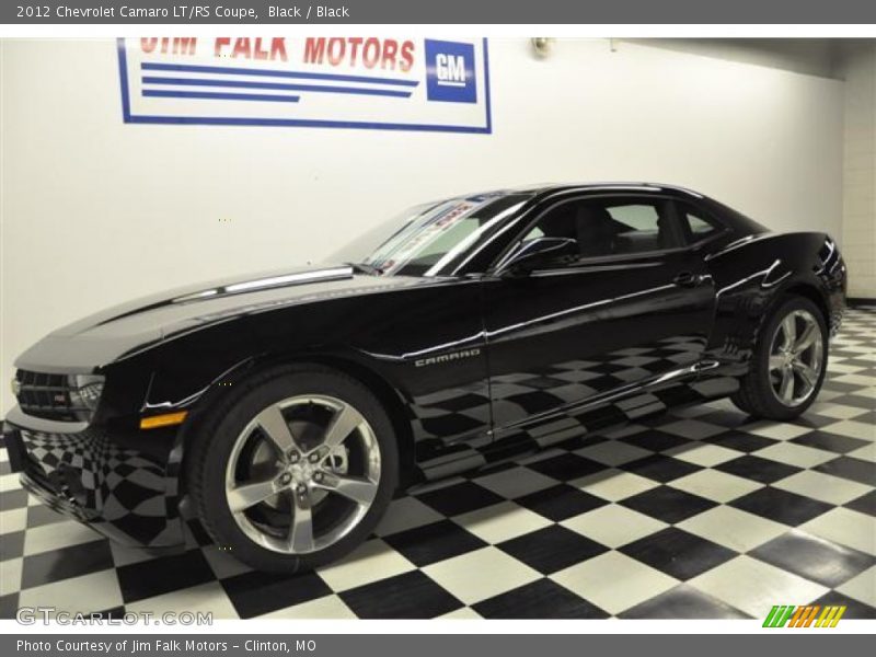 Black / Black 2012 Chevrolet Camaro LT/RS Coupe