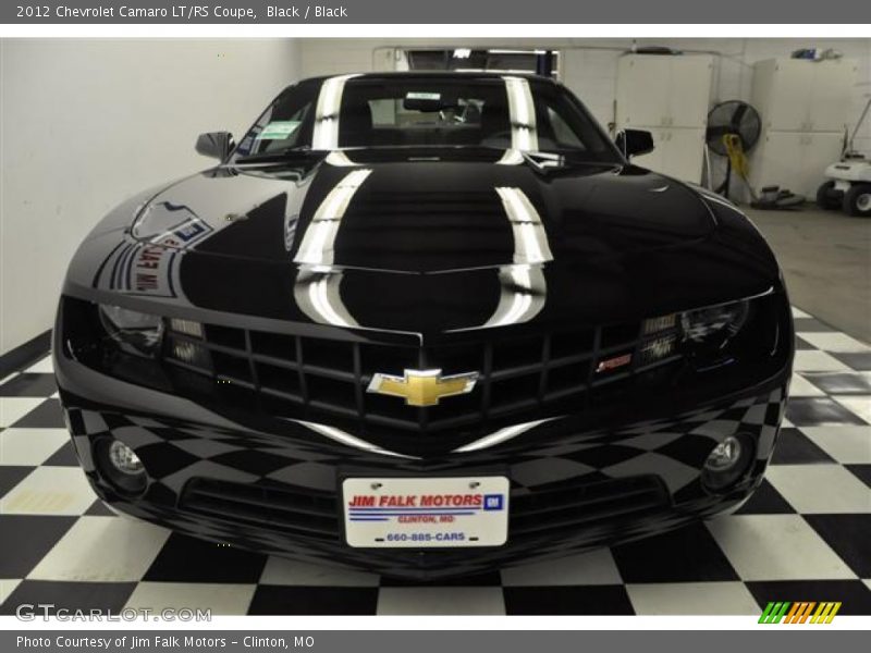 Black / Black 2012 Chevrolet Camaro LT/RS Coupe