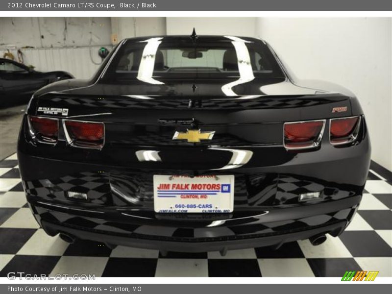 Black / Black 2012 Chevrolet Camaro LT/RS Coupe