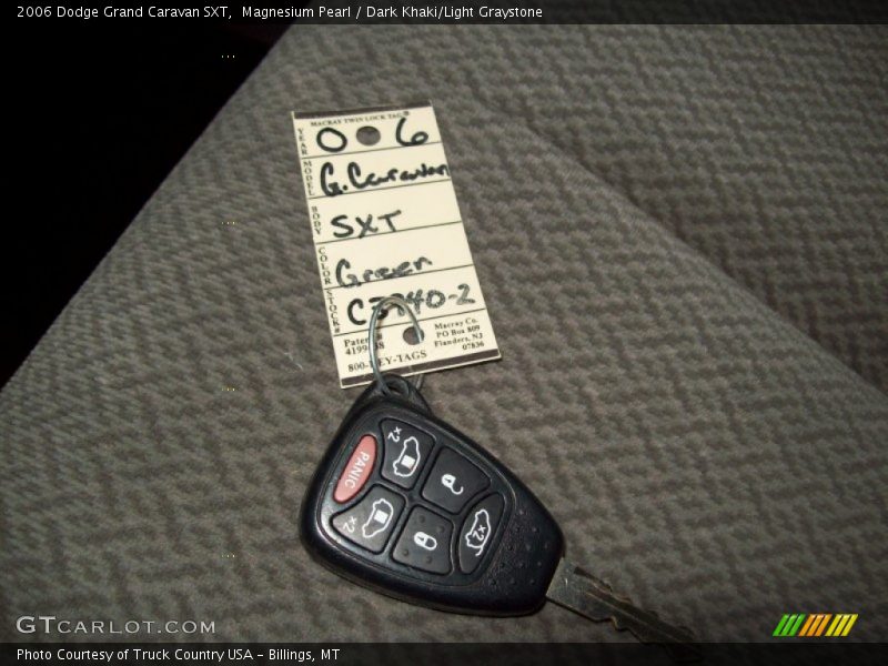 Magnesium Pearl / Dark Khaki/Light Graystone 2006 Dodge Grand Caravan SXT