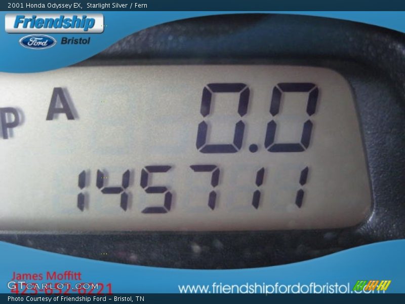 Starlight Silver / Fern 2001 Honda Odyssey EX