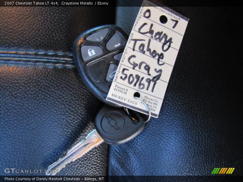 Graystone Metallic / Ebony 2007 Chevrolet Tahoe LT 4x4