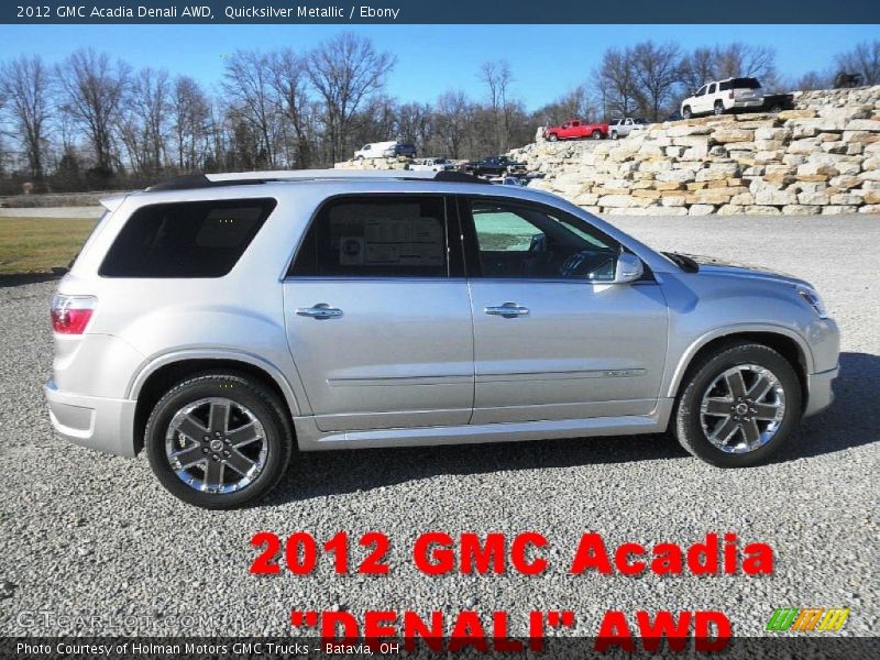 Quicksilver Metallic / Ebony 2012 GMC Acadia Denali AWD