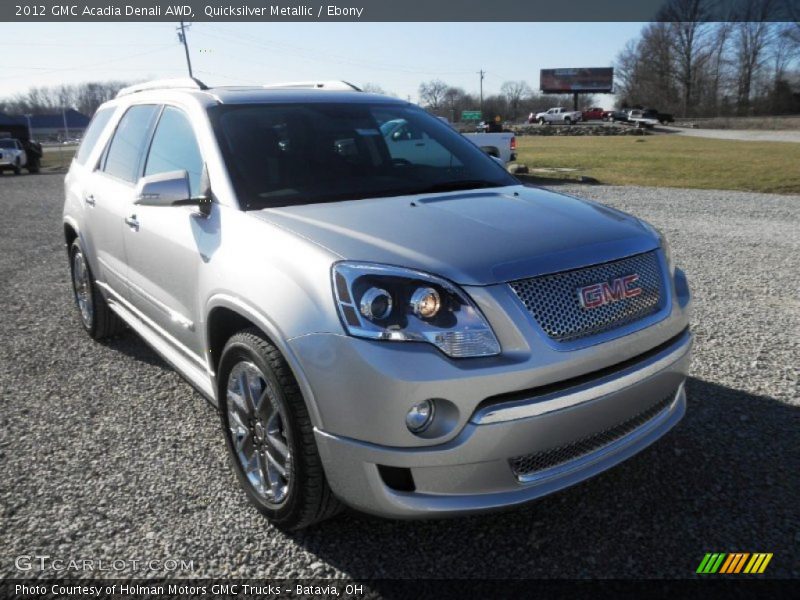 Quicksilver Metallic / Ebony 2012 GMC Acadia Denali AWD
