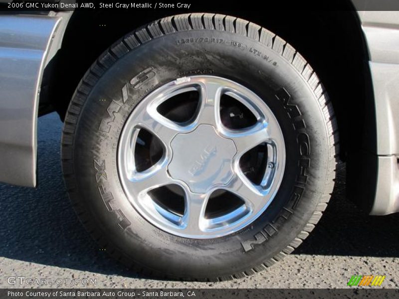 Steel Gray Metallic / Stone Gray 2006 GMC Yukon Denali AWD