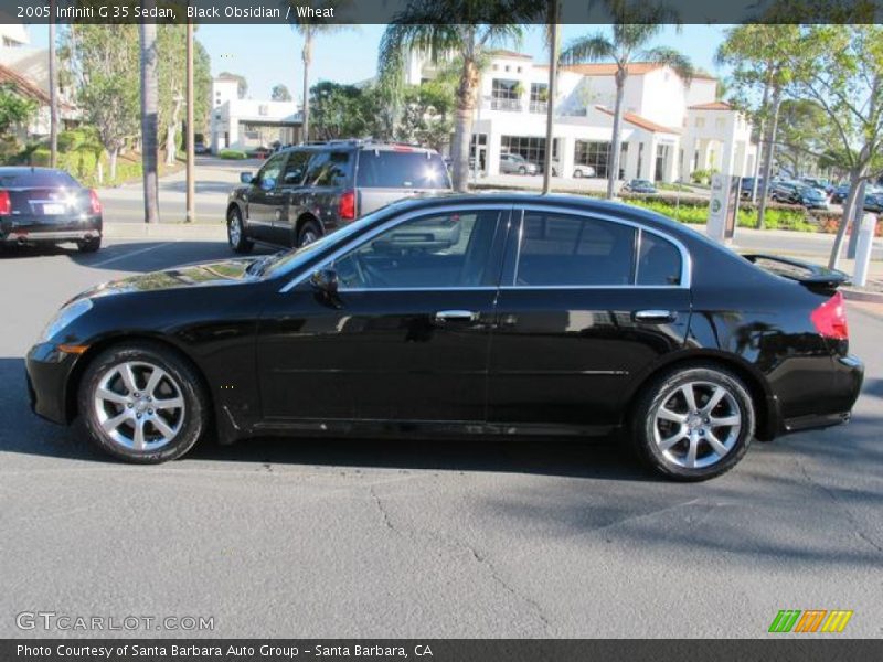 Black Obsidian / Wheat 2005 Infiniti G 35 Sedan