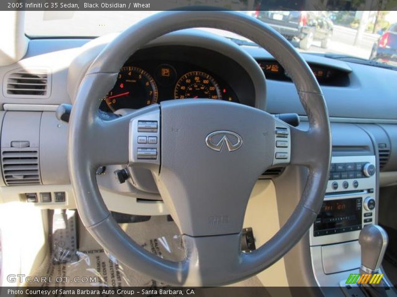 Black Obsidian / Wheat 2005 Infiniti G 35 Sedan