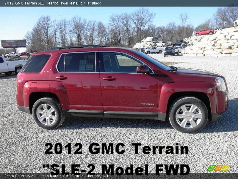 Merlot Jewel Metallic / Jet Black 2012 GMC Terrain SLE