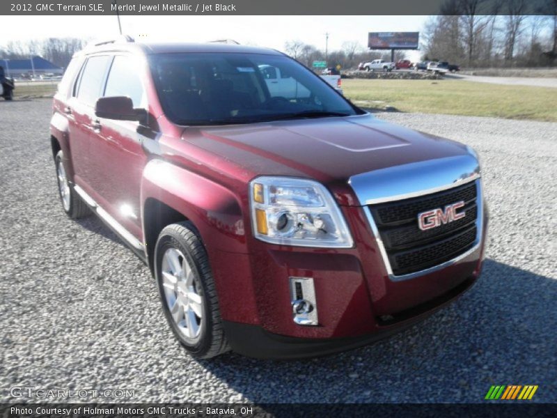 Merlot Jewel Metallic / Jet Black 2012 GMC Terrain SLE