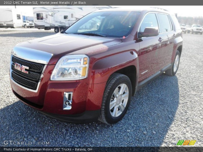 Merlot Jewel Metallic / Jet Black 2012 GMC Terrain SLE