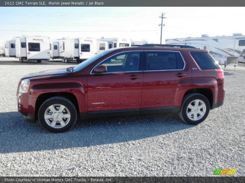 Merlot Jewel Metallic / Jet Black 2012 GMC Terrain SLE