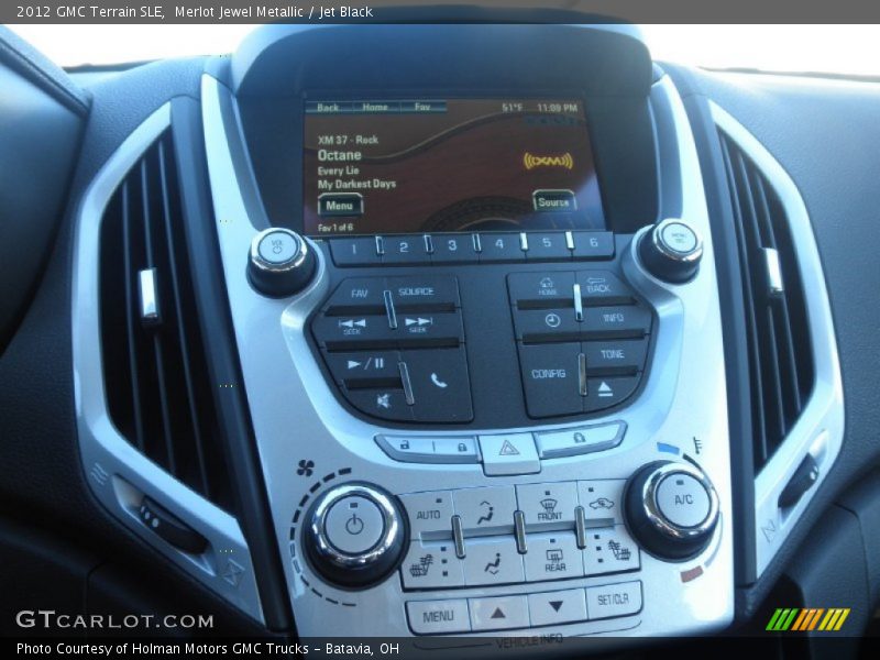 Merlot Jewel Metallic / Jet Black 2012 GMC Terrain SLE