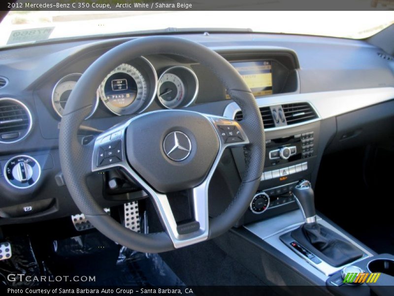 Dashboard of 2012 C 350 Coupe