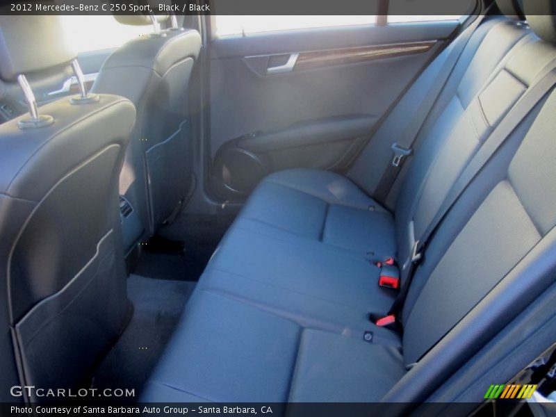 Black / Black 2012 Mercedes-Benz C 250 Sport