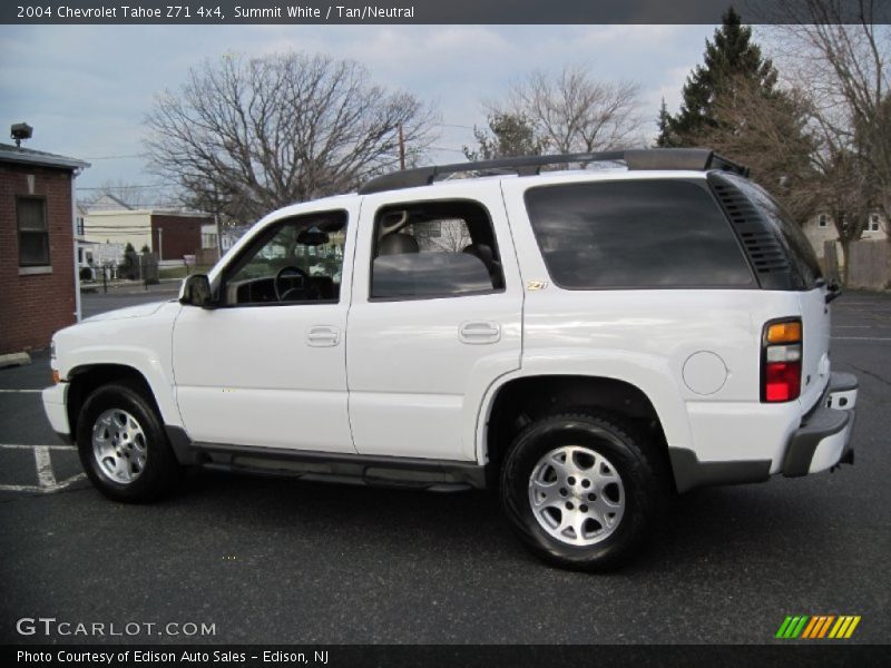 Summit White / Tan/Neutral 2004 Chevrolet Tahoe Z71 4x4