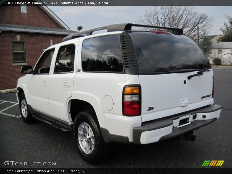 Summit White / Tan/Neutral 2004 Chevrolet Tahoe Z71 4x4