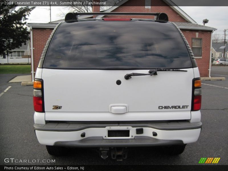 Summit White / Tan/Neutral 2004 Chevrolet Tahoe Z71 4x4