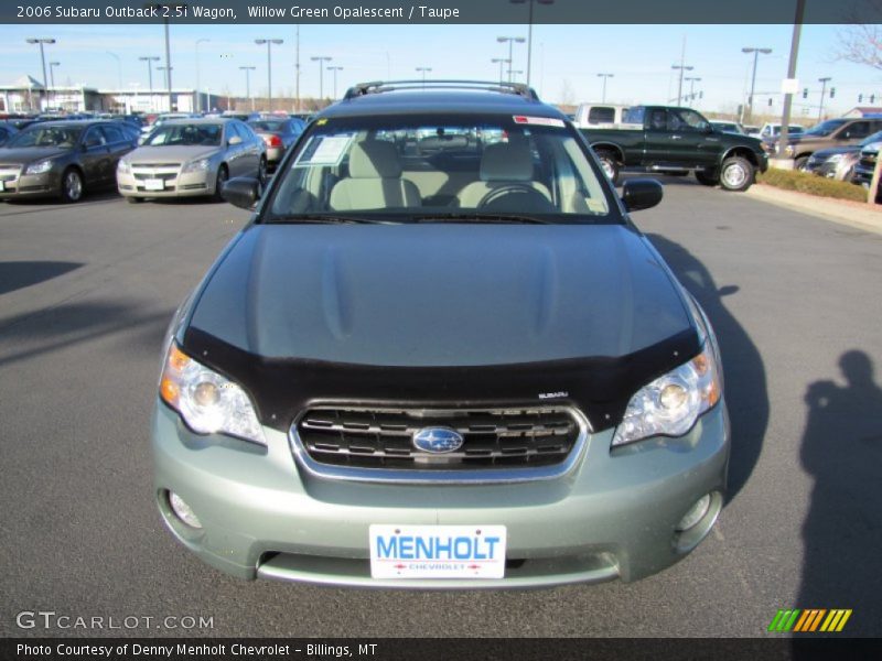 Willow Green Opalescent / Taupe 2006 Subaru Outback 2.5i Wagon