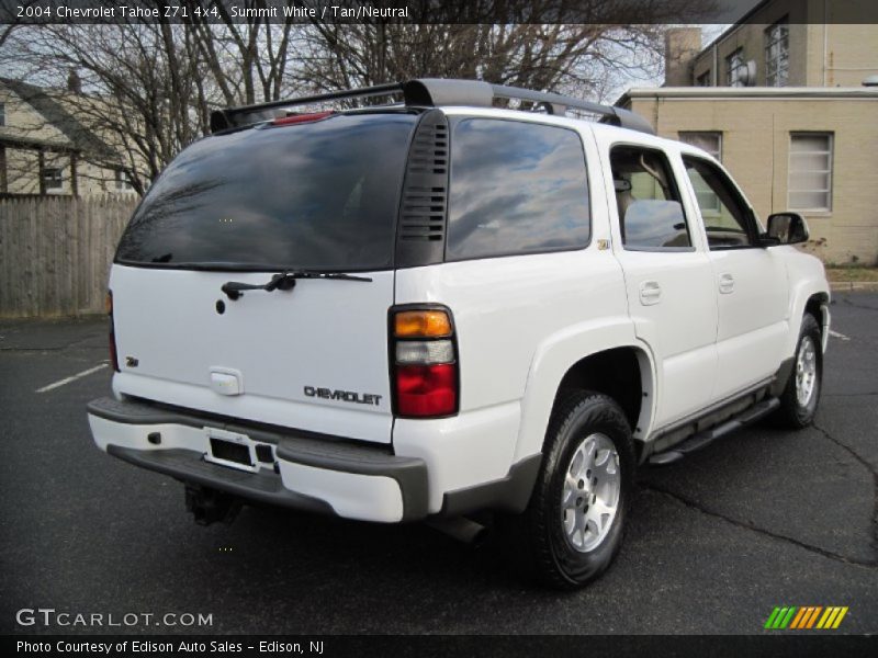 Summit White / Tan/Neutral 2004 Chevrolet Tahoe Z71 4x4