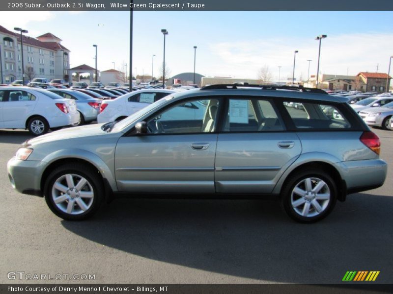 Willow Green Opalescent / Taupe 2006 Subaru Outback 2.5i Wagon