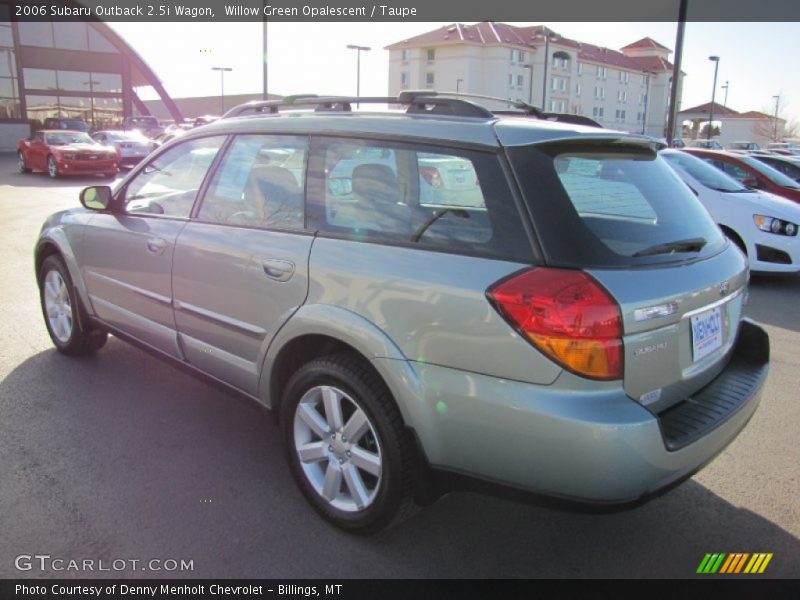 Willow Green Opalescent / Taupe 2006 Subaru Outback 2.5i Wagon