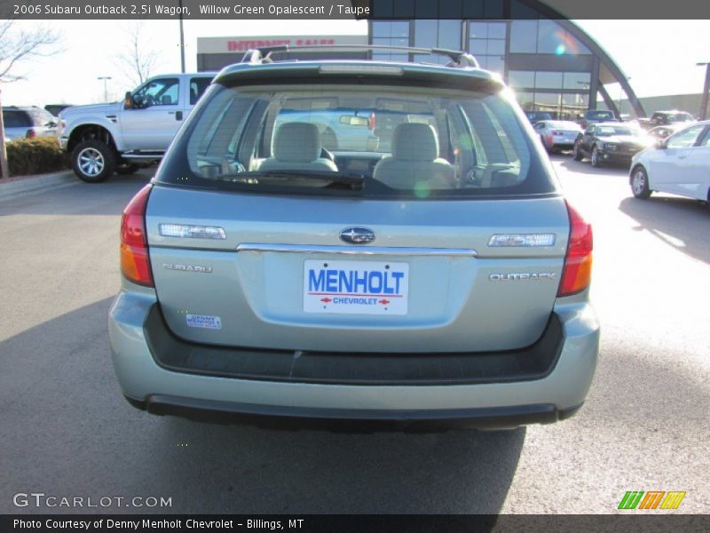 Willow Green Opalescent / Taupe 2006 Subaru Outback 2.5i Wagon