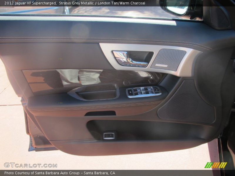 Stratus Grey Metallic / London Tan/Warm Charcoal 2012 Jaguar XF Supercharged